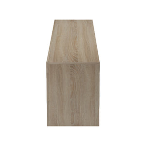 Έπιπλο τηλεόρασης Liner pakoworld sonoma-λευκό 210x40x50εκ