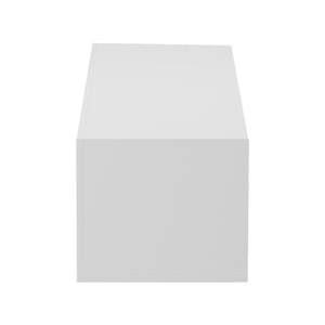 Έπιπλο τηλεόρασης επιτοίχιο με Led Rival pakoworld λευκό 120x35x30εκ