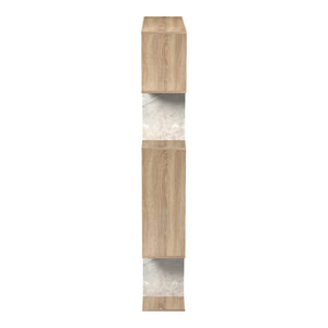 Βιβλιοθήκη Mito pakoworld sonoma - μπεζ μαρμάρου 108.5x25x161εκ