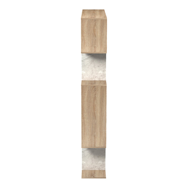 Βιβλιοθήκη Mito pakoworld sonoma - μπεζ μαρμάρου 108.5x25x161εκ