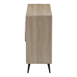 Μπουφές Gora pakoworld sonoma-ανθρακί 110x35.5x82εκ