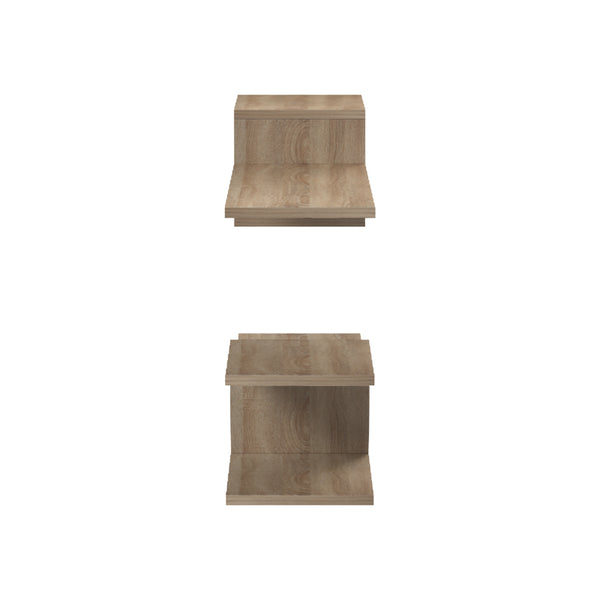 Ραφιέρα τοίχου Sumpa pakoworld 2 τεμ sonoma 65x20x18εκ
