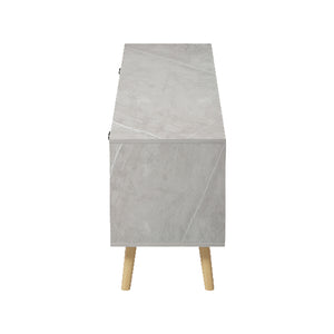 Έπιπλο τηλεόρασης Gorna pakoworld μπεζ εφέ μαρμάρου 180x35x48.6εκ