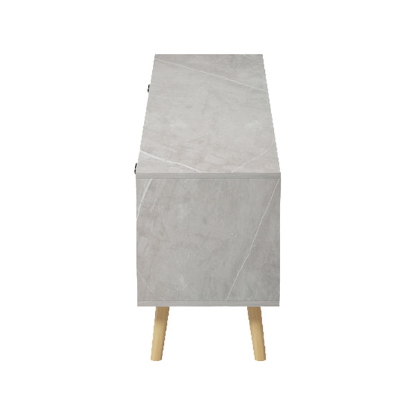 Έπιπλο τηλεόρασης Gorna pakoworld μπεζ εφέ μαρμάρου 180x35x48.6εκ