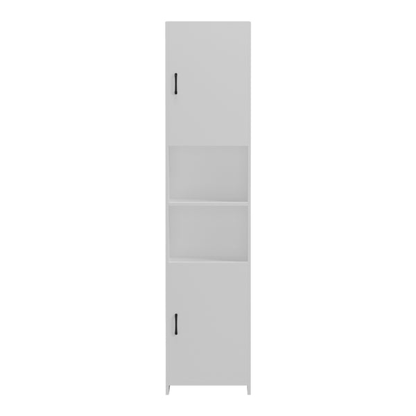 Ντουλάπι-στήλη Perlina pakoworld λευκό 40x32x175εκ
