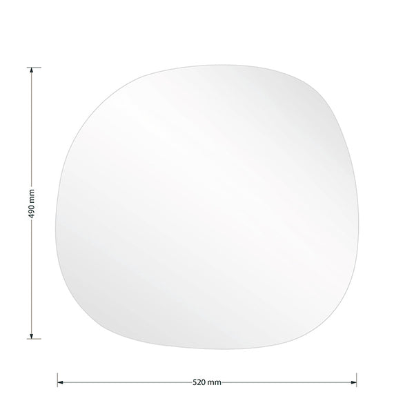 Καθρέπτης Frameless 1 pakoworld 49x1.2x52εκ