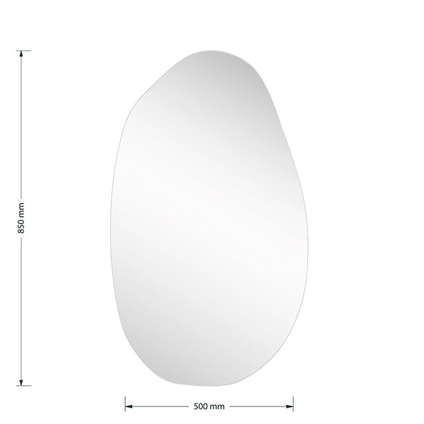 Καθρέπτης Frameless 2 pakoworld 50x1.2x85εκ