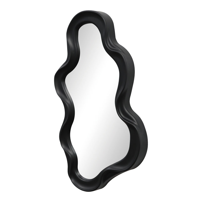 Καθρέπτης Liquid pakoworld pp σε μαύρη απόχρωση 26x2.7x39εκ