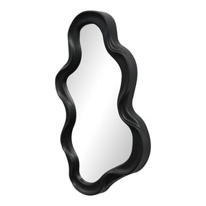 Καθρέπτης Liquid pakoworld pp σε μαύρη απόχρωση 26x2.7x39εκ