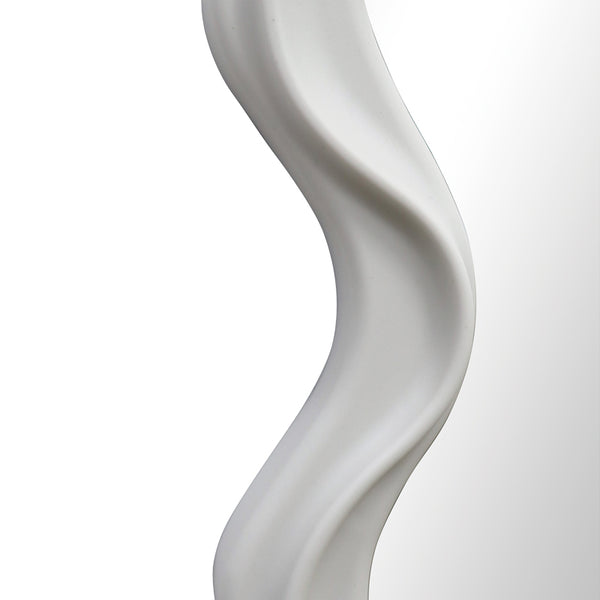 Καθρέπτης Liquid pakoworld pp σε λευκή απόχρωση 26x2.7x39εκ