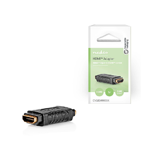 &nbsp;

<strong>Χαρακτηριστικά:</strong>
<ul>
 	<li>Σύνδεση A: HDMI θηλ.</li>
 	<li>Σύνδεση B: HDMI θηλ.</li>
 	<li>Επίχρυσες επαφές</li>
 	<li>Εξωτερικό υλικό: ABS</li>
 	<li>Χρώμα: Μαύρο</li>
 	<li>Συσκευασία: Κουτί</li>
</ul>Αντάπτορας HDMI θηλ. - HDMI θηλ. (μούφα)