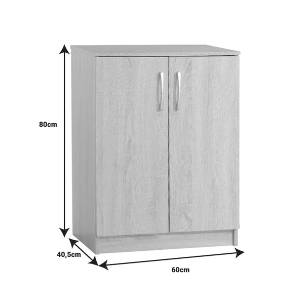 Παπουτσοθήκη-ντουλάπι Shordo pakoworld wenge μελαμίνης 60x40.5x80εκ
