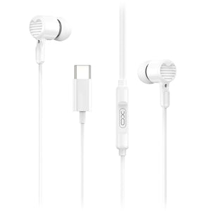 Ενσύρματα in-ear μεταλλικά ακουστικά με μικρόφωνο και βύσμα USB-C