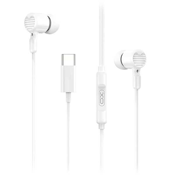 Ενσύρματα in-ear μεταλλικά ακουστικά με μικρόφωνο και βύσμα USB-C