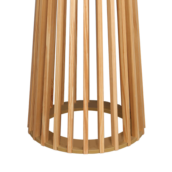 Τραπέζι μπαρ Domonic pakoworld mdf φυσικό Φ60x105εκ