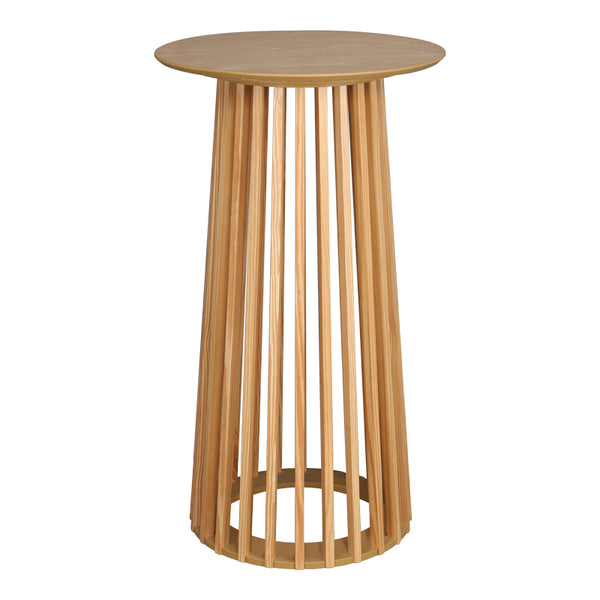 Τραπέζι μπαρ Domonic pakoworld mdf φυσικό Φ60x105εκ