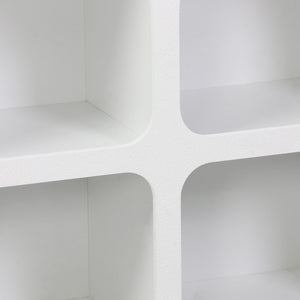 Μπουφές Emersi pakoworld με ράφια mdf σε λευκή απόχρωση 120x35x76εκ