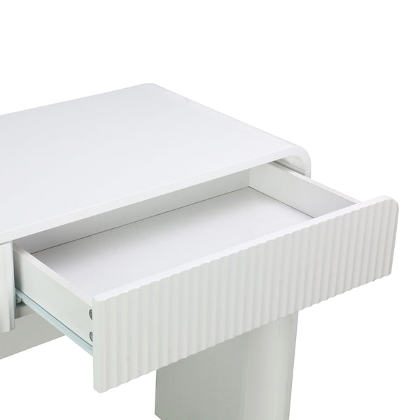 Κονσόλα Zeplen pakoworld λευκό mdf 110x38x75εκ