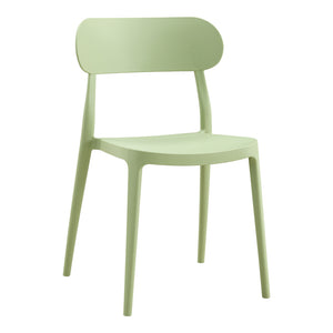 Καρέκλα Amvroan στοιβαζόμενη pakoworld με UV protection pp μέντα 51x49x79.5εκ