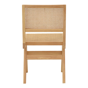 Καρέκλα Winslow pakoworld φυσικό rubberwood 45x56x82εκ
