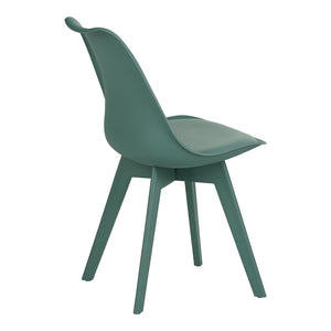 Καρέκλα Gaston I pakoworld PP-PU σε μέντα απόχρωση 48.5x53.5x81.5εκ