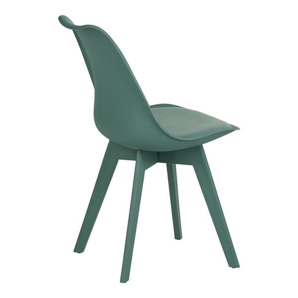 Καρέκλα Gaston I pakoworld PP-PU σε μέντα απόχρωση 48.5x53.5x81.5εκ