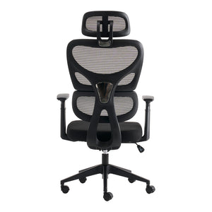 Καρέκλα γραφείου διευθυντή Cadrey pakoworld mesh μαύρο 67x64x120-128εκ