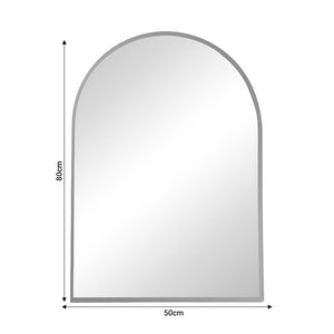Καθρέπτης Mirrory pakoworld ασημί αλουμίνιο 50x2.5x80εκ