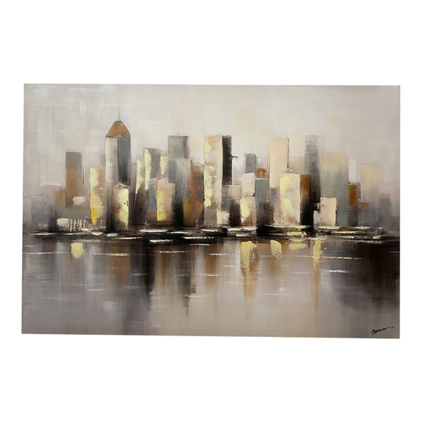 Πίνακας σε καμβά Scenery Inart 120x3x80εκ