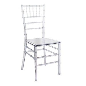 Καρέκλα Tiffany pakoworld διάφανο pc 38x38.5x88εκ
