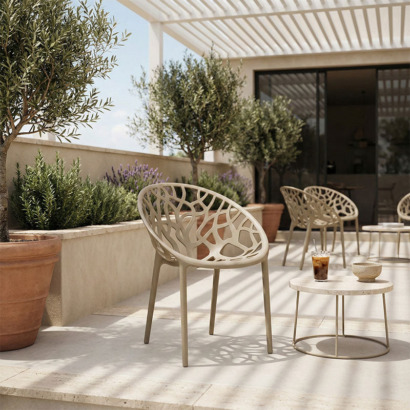 Πολυθρόνα Daren pakoworld pp σε cappuccino απόχρωση 59x60x79