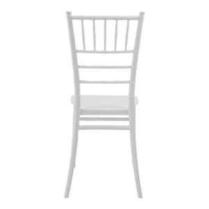 Καρέκλα Tiffany Ι pakoworld pp σε λευκή απόχρωση 38.5x46.5x87εκ