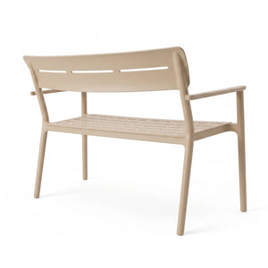 Παγκάκι διθέσιο Cadrin pakoworld cappuccino PP 117x60x83εκ