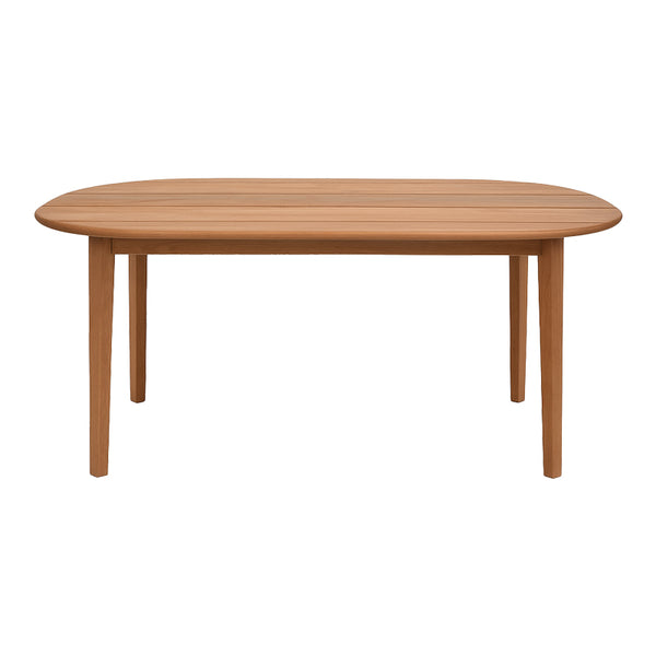 Τραπέζι Skyl pakoworld teak ξύλο σε φυσική απόχρωση 190x90x75εκ