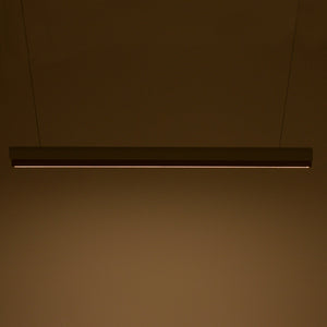 Φωτιστικό οροφής Rafmole pakoworld Led λευκό μέταλλο-ξύλο 120x7.5εκ