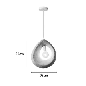 Φωτιστικό οροφής led Ferclyn pakoworld E27 ps σε ανοιχτό γκρι 32x24x35εκ