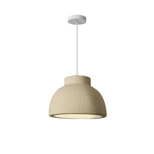 Φωτιστικό οροφής led Jenila pakoworld E27 ps μπεζ Φ30x20εκ