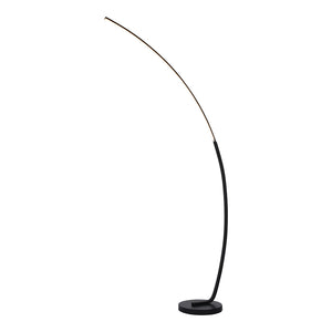 Φωτιστικό δαπέδου Archer pakoworld led μαύρο μεταλλικό 70x28x165εκ