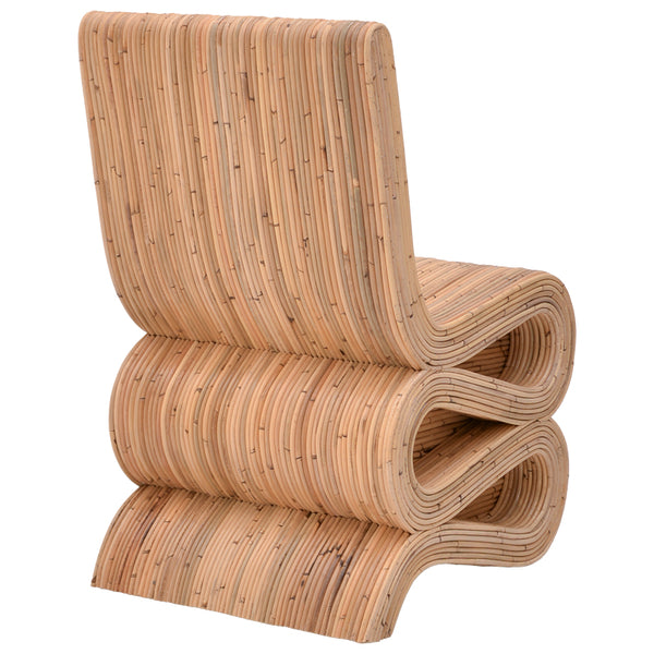 Πολυθρόνα Favorsy pakoworld rattan σε φυσική απόχρωση 52x65x90εκ