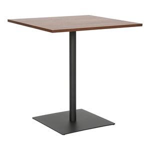Τραπέζι Nerobian pakoworld mdf σε καρυδί απόχρωση 70x70x75εκ
