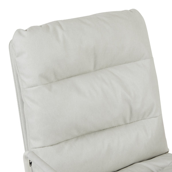 Καρέκλα γραφείου διευθυντη Kreno pakoworld PES γκρι 56x67x89-97εκ