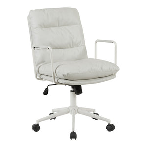 Καρέκλα γραφείου διευθυντη Kreno pakoworld PES γκρι 56x67x89-97εκ