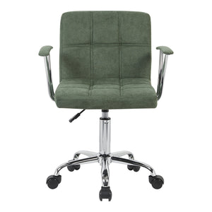Καρέκλα γραφείου Buleco pakoworld λαδί ύφασμα 56x46x74-86εκ