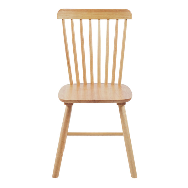 Καρέκλα Bristol pakoworld rubberwood σε φυσική απόχρωση 45x51x86εκ