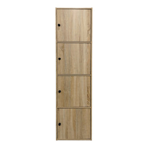 Ντουλάπι-στήλη Gabino pakoworld σε sonoma απόχρωση 40x39x158εκ