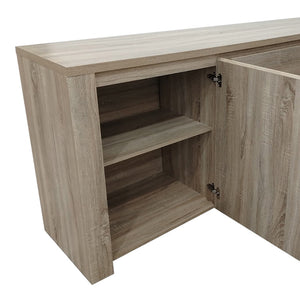 Μπουφές Kalya pakoworld σε sonoma απόχρωση 220x49x89.5εκ