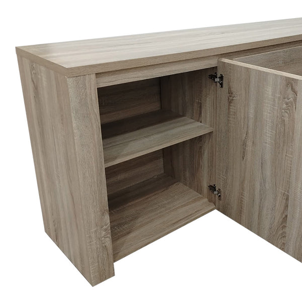 Μπουφές Kalya pakoworld σε sonoma απόχρωση 220x49x89.5εκ