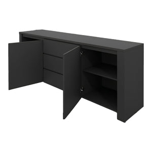 Μπουφές Kalya pakoworld σε ανθρακί απόχρωση 220x49x89.5εκ