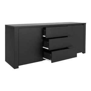 Μπουφές Kalya pakoworld σε ανθρακί απόχρωση 220x49x89.5εκ
