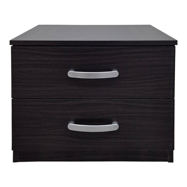 Κομοδίνο Athos pakoworld σε wenge απόχρωση 48x40x41.5εκ